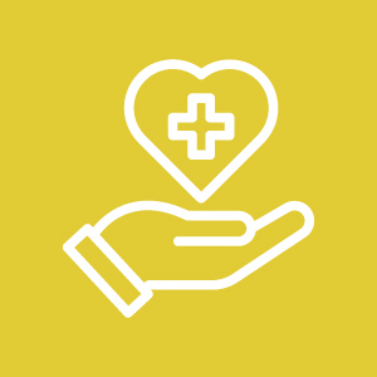 Healthcare-yellow-square